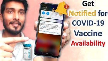 How to get Notified for COVID-19 Vaccine Slot Availability | Trick for fast corona vaccine booking