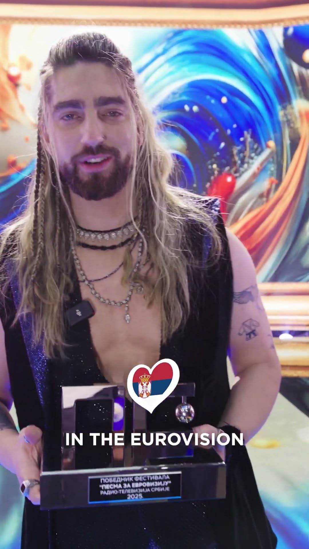 A royal greeting from our Princ! ? The singer will represent Serbia at #Eurovision2025 ??
