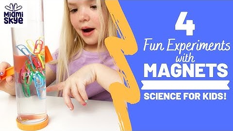 4 Fun Experiments With Magnets!! Easy DIY Science Experiment For Kids!!