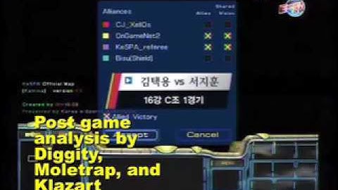 Bisu vs XellOs Pt2 @ Bacchus OSL Ro16 Group C (Triple Eng)