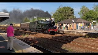 7029 ‘Clun Castle’ on 1Z47 ‘The Great Western’ through Totnes - Friday 10/05/2024