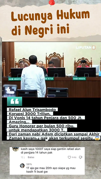 Berita HOAX Bukan 3000T Tapi 16.6M  “Fakta Kasus Rafael Alun: Hoaks Korupsi Rp3.000T  Dibongkar!”