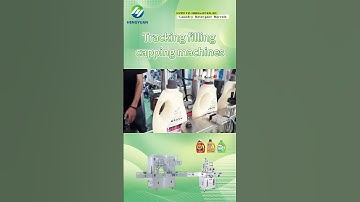 🔥 Automated Laundry Detergent Bottling Magic! 🔧 HYPFT2-1000+HYXG-4C in Action 🚀