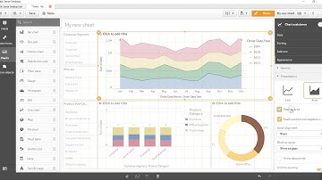 32 How to Create Line and Area Chart in Qlik Sense