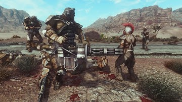 New Vegas NPC Battle - Super Mutants Vs. Caesar