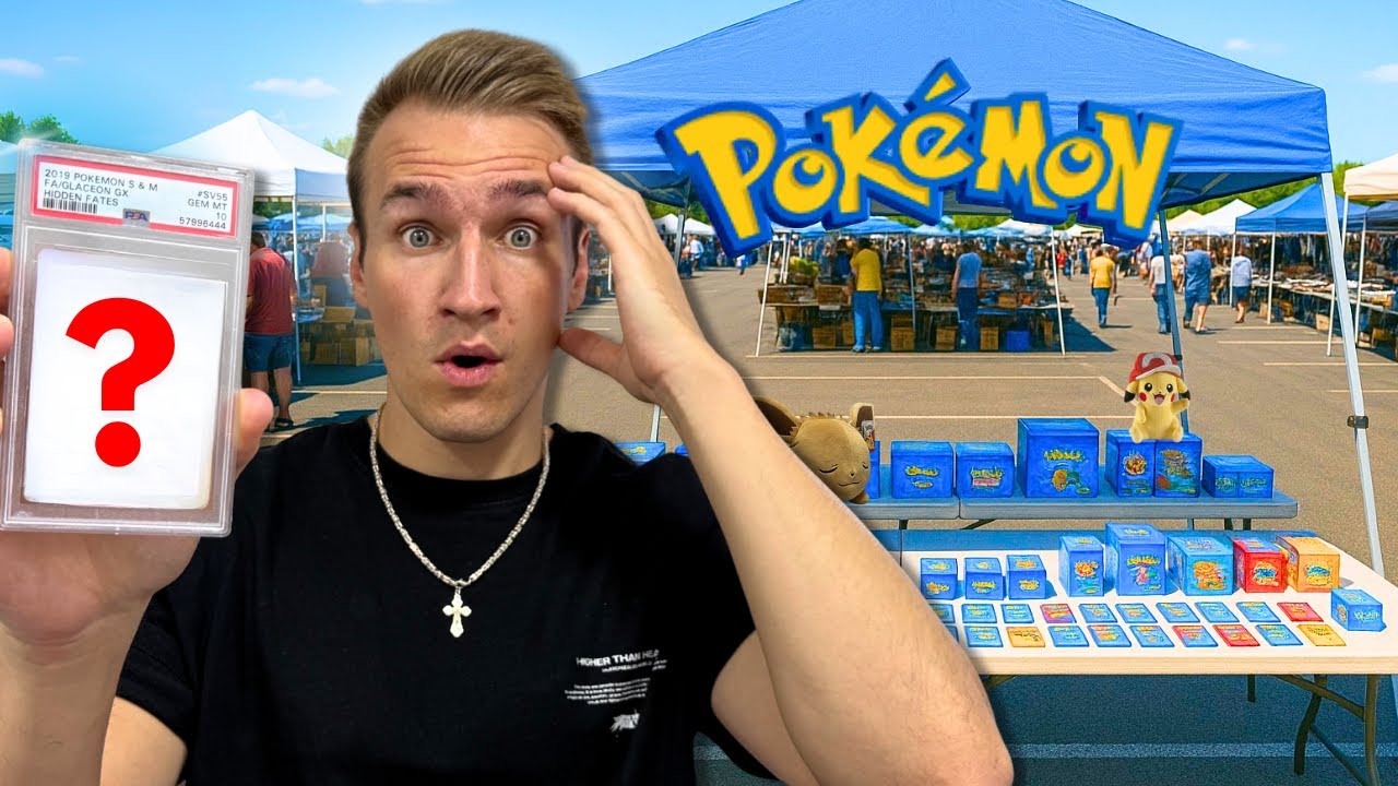 FLOHMARKT SCHATZ! Diese Pokemon Karte hätte ich da NIE erwartet!
