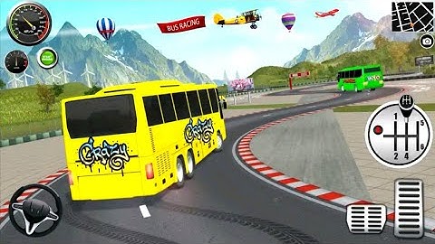 Racing Bus Game - Mountain Climb Racing Bus Driving Simulator - Android Gameplay