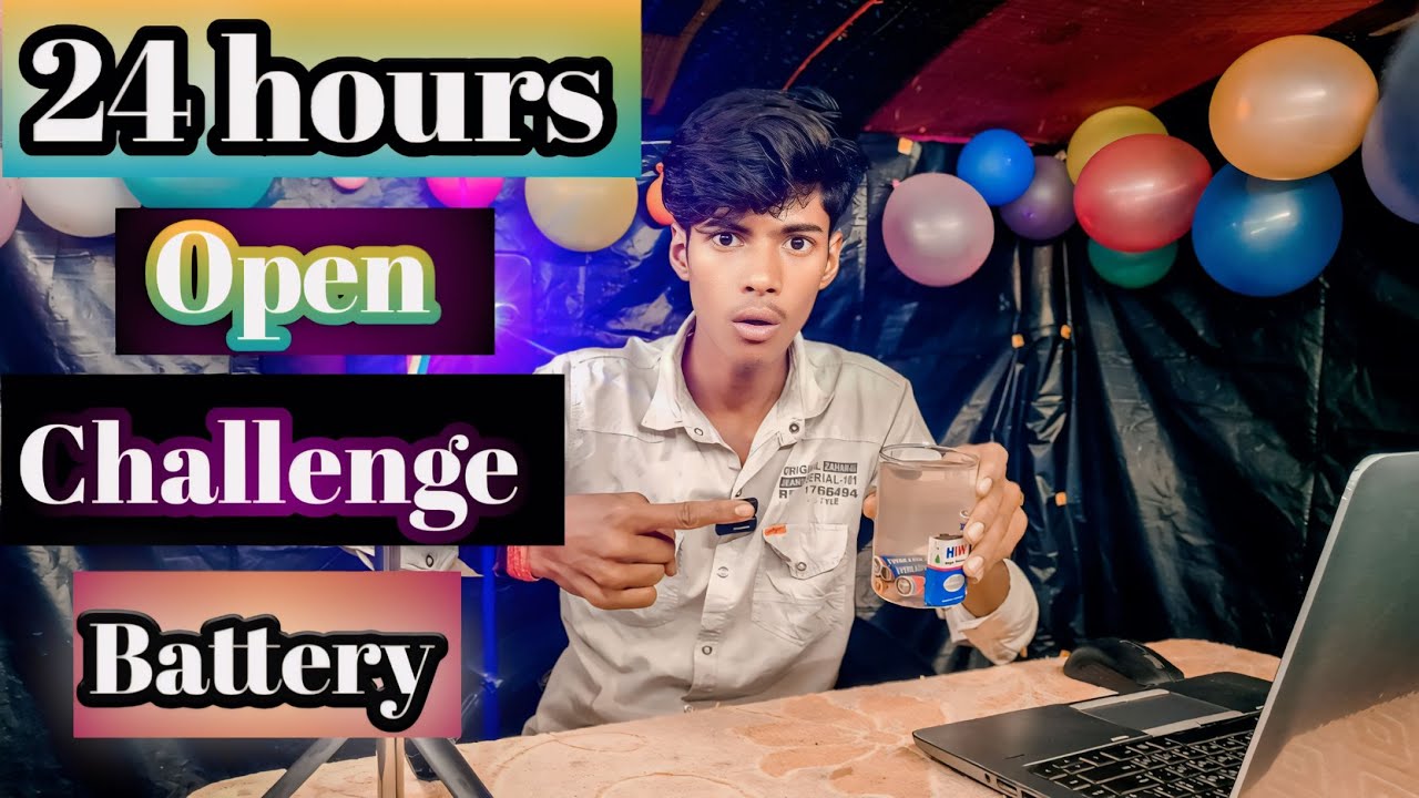 24 Hours Open Challenge battery || @RKR INDIA SCIENCE EXPERIMENT @MR. INDIAN HACKER