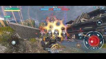 War Robots Test Server Game Play Video #9 || Behemoth with Talon Setup & New Titan Aether