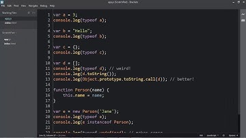 Javascript Understanding The Weird Parts 066 type of  instance of and Figuring Out What Something Is