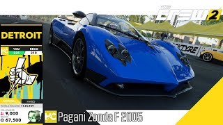 The Crew 2 [PC 60FPS] - Detroit - Pagani Zonda F 2005 [Hyper Car]