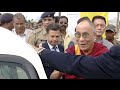 HH The Dalai Lama Arrives At The Orissa Monastery Grand Opening