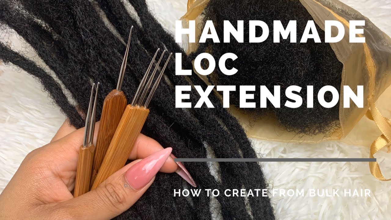 How To, Hand Made Loc Extensions, Crochet Method Pt1