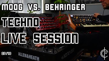 Analog Synths Techno Live Session (Moog Sub 37 vs. Behringer Neutron)