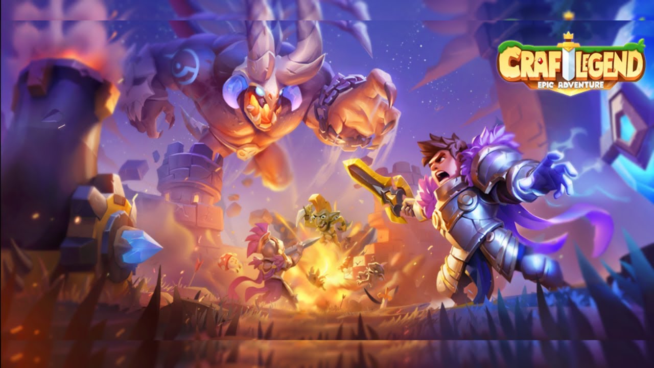 Craft Legend - Gameplay Walkthrough | Sandbox RPG | Android iOS