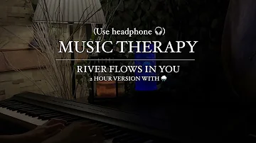 River Flows In You | 2 Hours Version with 🌧 | For Studying, Sleeping, Relaxing, Meditation