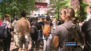 Activists call for political reform at Portland May Day rally