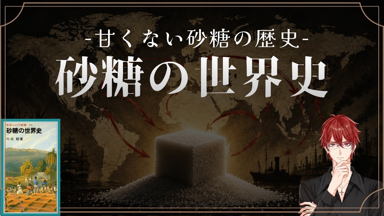 【世界史】砂糖と奴隷の甘くない歴史『砂糖の世界史』を紹介【Vtuber/ #瀧本の世界図書館】