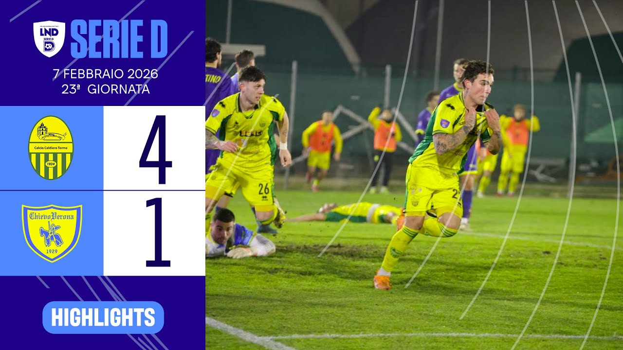 Highlights | CALDIERO - CHIEVO VERONA 4 - 1  | SERIE D