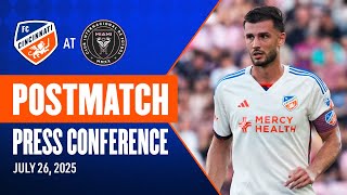 Postmatch Press Conference | FC Cincinnati Defender Matt Miazga | 7/26/25