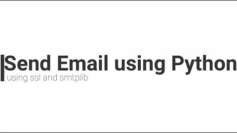 How to send emails using Python|| Tutorial
