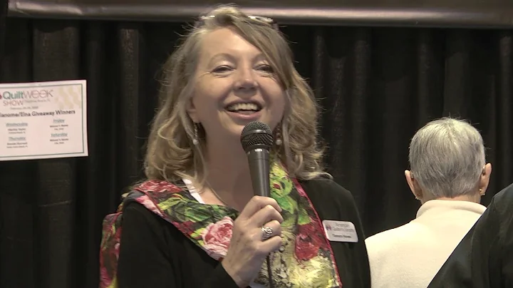 Barbara Grogan Wins Janome Sewing Machine at AQS Q...