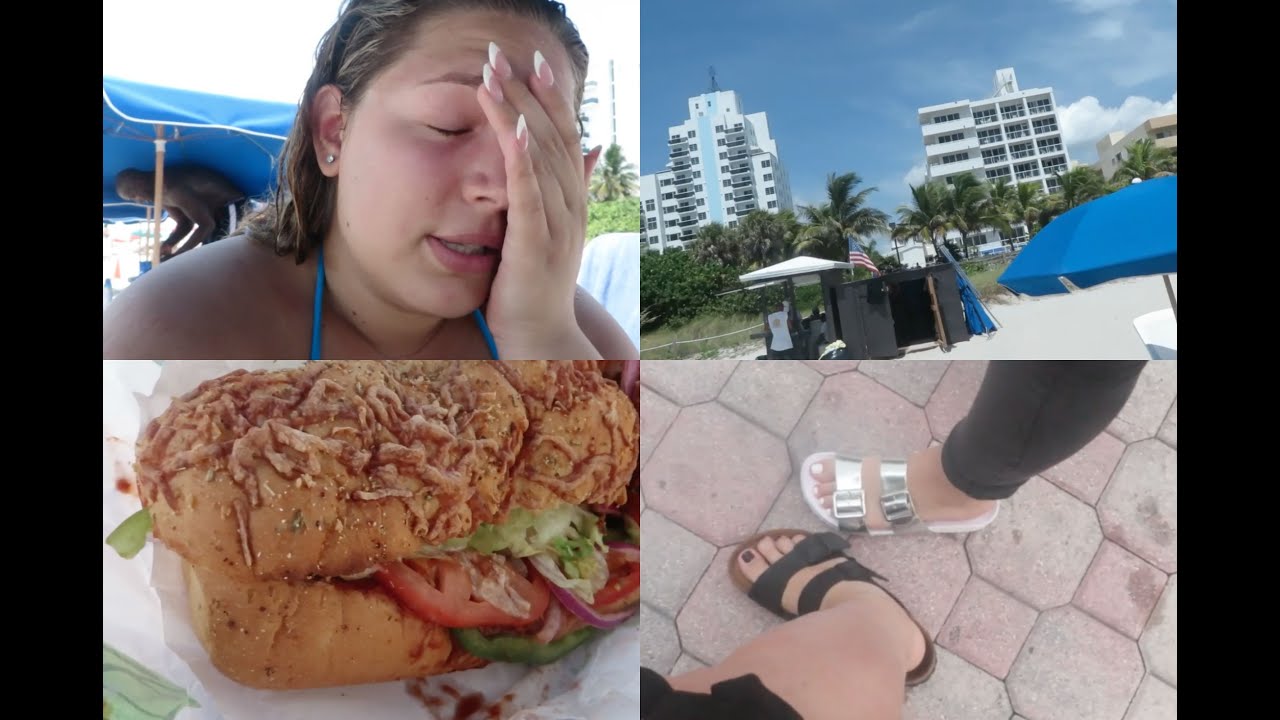 IL MIO PRIMO BAGNO NELL'OCEANO! ♡ Miami vlog 8/08/15