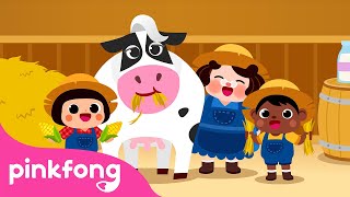 Did You Feed My Cow? | What do Cows Eat? | Farm Animals Songs | Pinkfong Songs for Kids