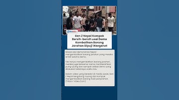 Gen Z Massa Aksi Demo Nepal Dipuji, Bersih-bersih Puing Bekas Demo dan Kembalikan Barang Jarahan