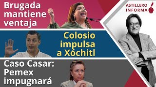 #AstilleroInforma | Tendencia BrugadaTaboada no cambia por debate/ Colosio: Máynez podría declinar