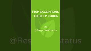 Spring Boot @ResponseStatus in 30 Seconds | #springboot #javadeveloper #codingshorts #java #shorts