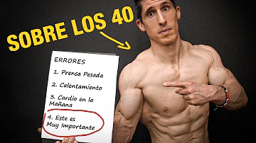 ¿Aún puedes construir músculo a los 40?