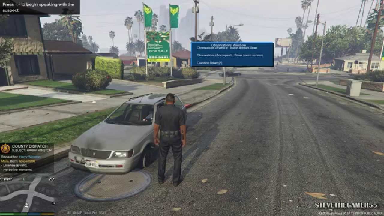 GTA 5 PC MODS - LSPDFR - POLICE SIMULATOR - EP 6 (NO COMMENTARY) K9 JERRY LEE