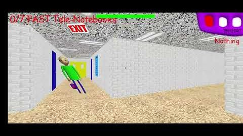 Baldi teleporting chaos Android super fast New update textures and souds