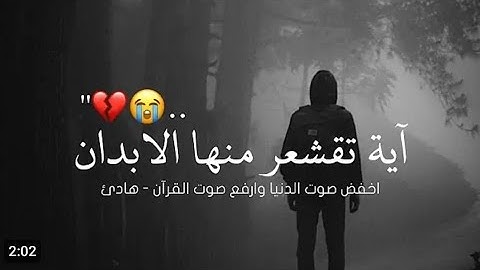 " آيات من أواخر سورة الفجر تبكي الحجر😭💔 "