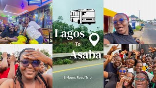 Travel vlog - Travel Vlog: Dress Fitting + 8 Hours Road Trip, Eating Akpu for the first time & Exploring Asaba