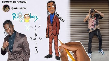 TRAVIS SCOTT x RICK AND MORTY | BY @WILL_H2OD