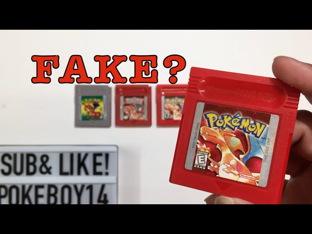 Pokemon Red Version Nintendo GameBoy Game Authentic