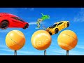 EXTREME WIPEOUT BALL JUMP CHALLENGE! (GTA 5 Funny Moments)