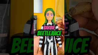 If BEETLEJUICE were a Barbie! 👻💗! #beetlejuice #barbie #doll #toys Turning Barbie Into Beetlejuice Doll Makeover