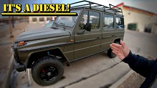 This is a true Mercedes G-Wagon!