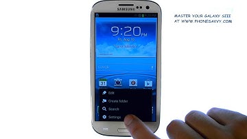 Samsung Galaxy SIII - How do I Disable the Screen Auto-Rotation