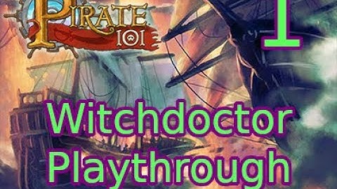 Pirate101 Witchdoctor Playthrough, Part 1: Character Creation and Tutorial