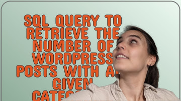 Wordpress: SQL query to retrieve the number of WordPress posts with all given categories
