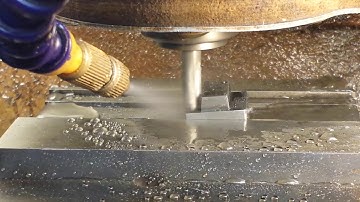 Round column CNC conversion.  Milling 5 degree angle