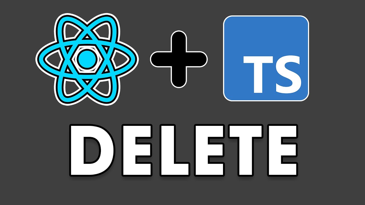 React Typescript 2023 - 14. Delete - YouTube