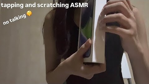 scratching and tapping random objects ASMR (lofi no talking)