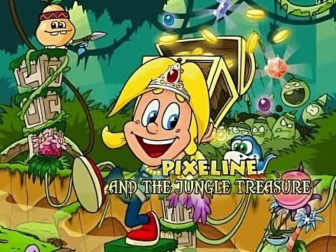 Pixeline and the Jungle Treasure JAVA GAME (Progressive Media 2012)