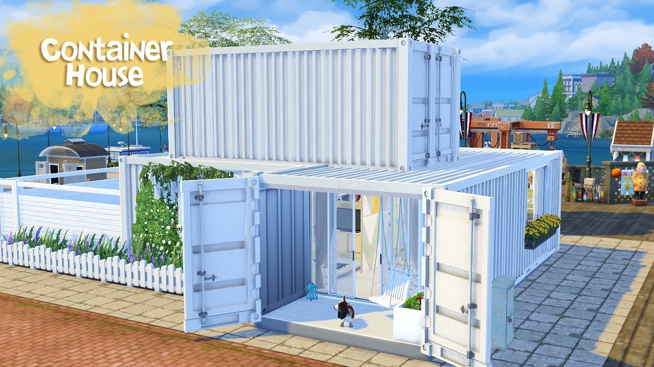 CONTAINER HOUSE Sims 4 Speed Build Simsbiosis YouTube