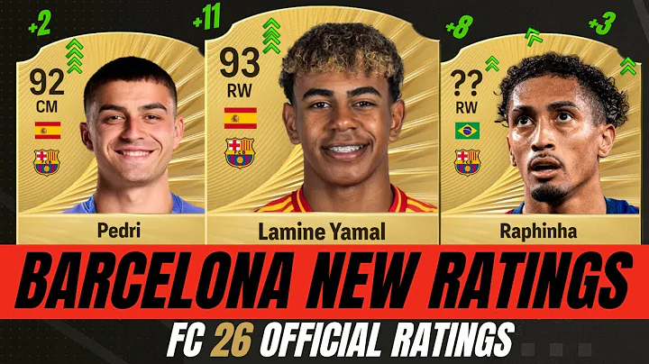FC 26 | BARCELONA OFFICIAL RATINGS in FIFA Ultimate Team! 🔥ft. Yamal, Lewandowski, Raphinha...